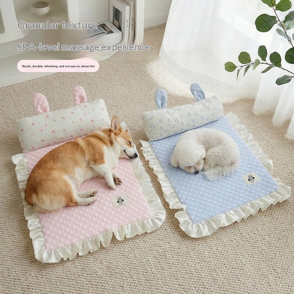Summer Ice Bean Pet Cooling Mat - Keeps Your Pet Cool All Summer